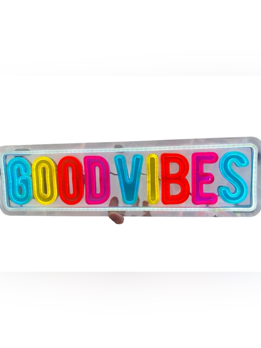 Good Vibes Only LED Neon Sign